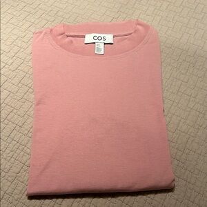COS Blush Crewneck long sleeve tee
